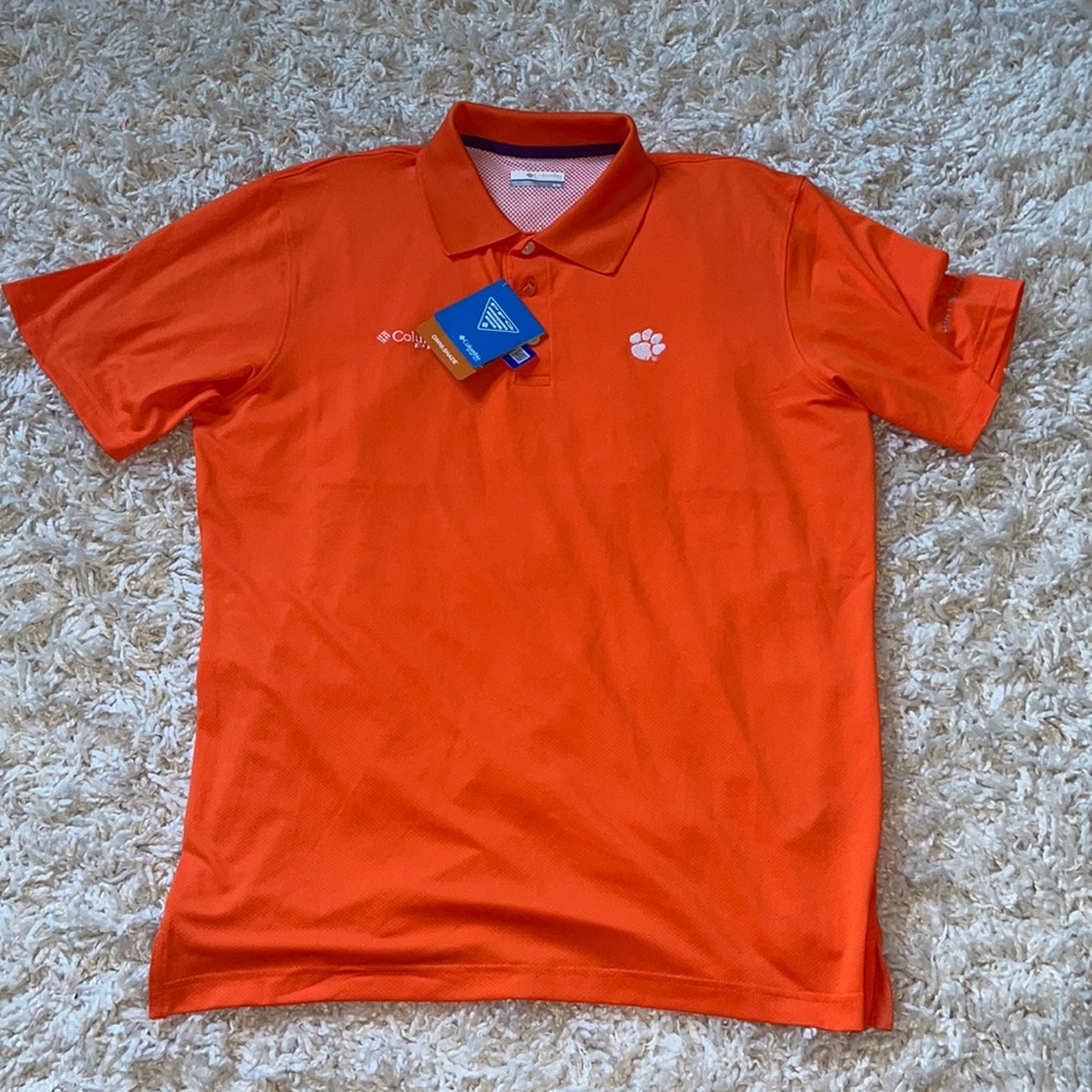 Men’s LSU Columbia polo shirt, Size:Medium
